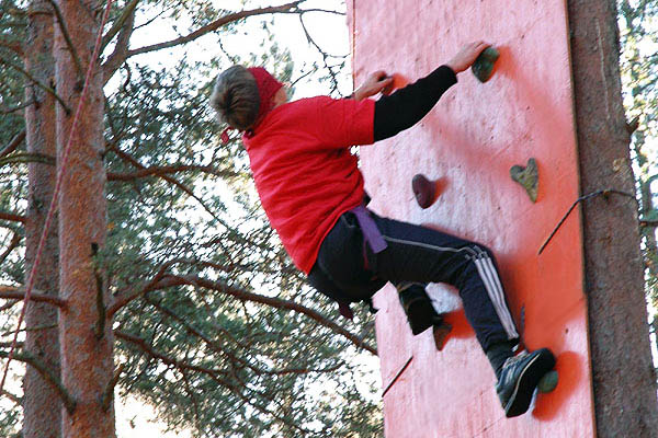 Teambuilding Team Rock Climbing